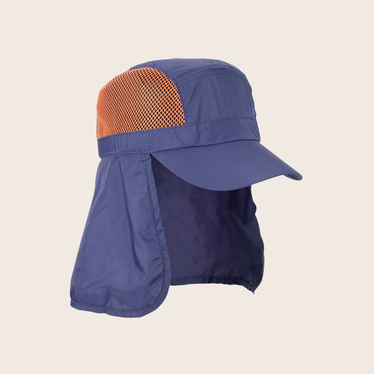 Nylon & Mesh Sun Shield Beach Hat - All Sales Final