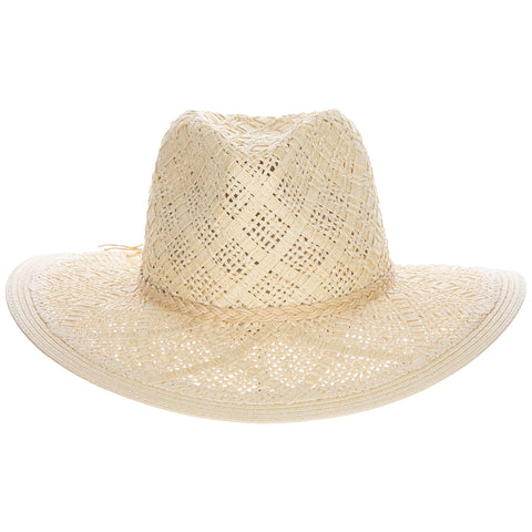 Handwoven Toyo Straw Safari Hat