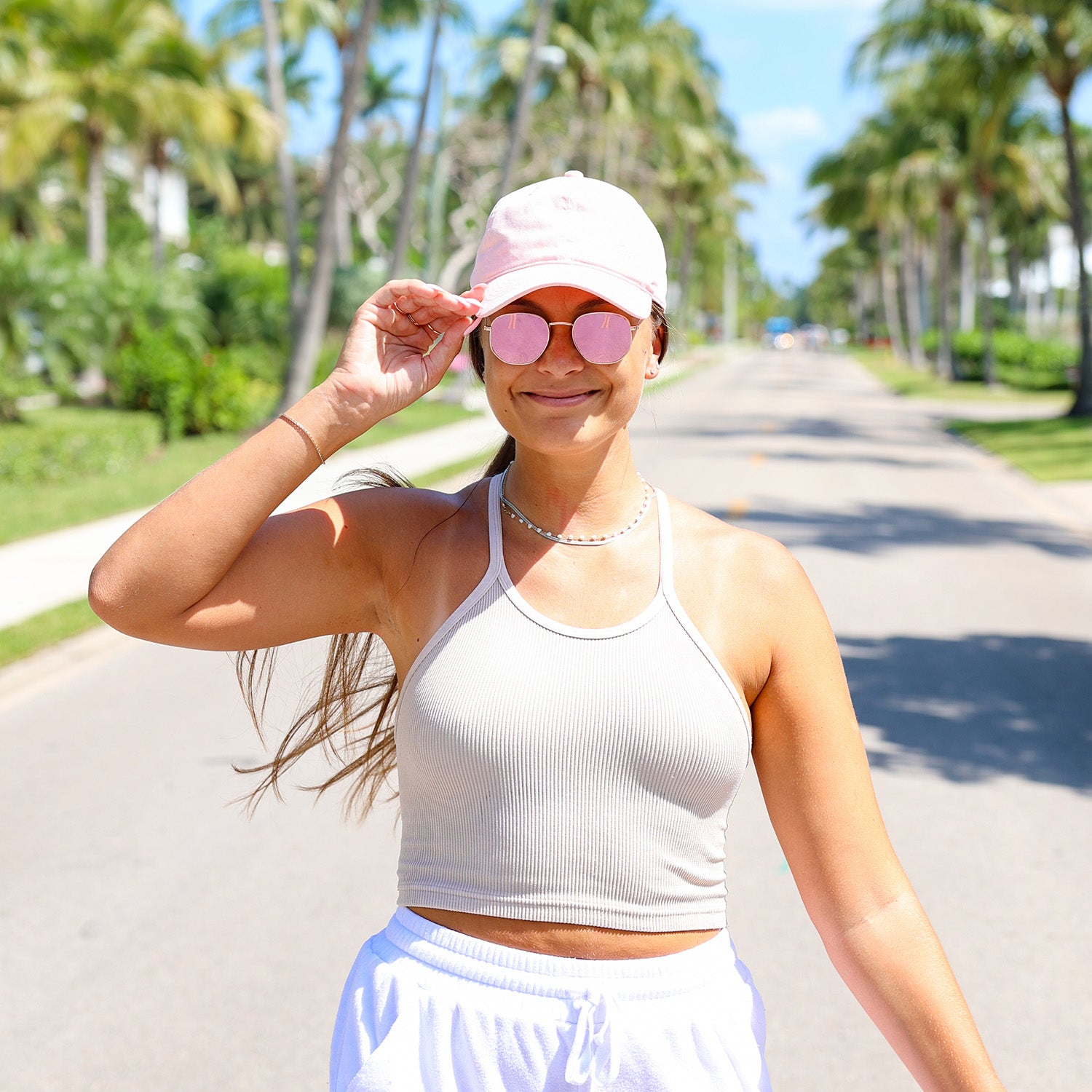 Rose gold sunglasses reflective online