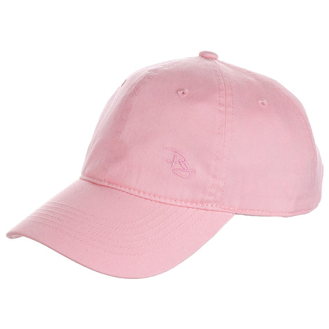 Cotton Unstructured Leather Backstrap Baseball Cap