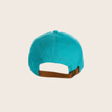 Cotton Unstructured Leather Backstrap Baseball Cap