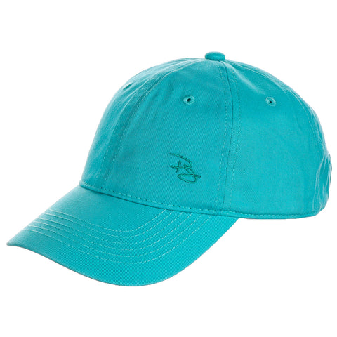 Cotton Unstructured Leather Backstrap Baseball Cap