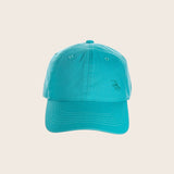 Cotton Unstructured Leather Backstrap Baseball Cap
