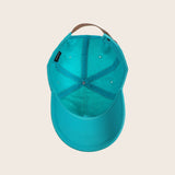 Cotton Unstructured Leather Backstrap Baseball Cap