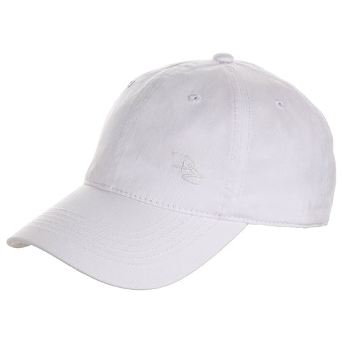 Cotton Unstructured Leather Backstrap Baseball Cap