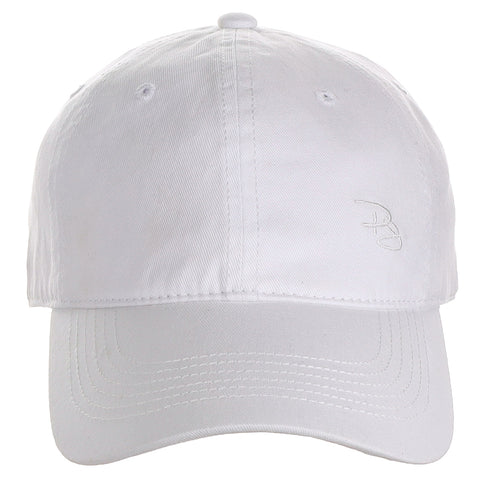 Cotton Unstructured Leather Backstrap Baseball Cap