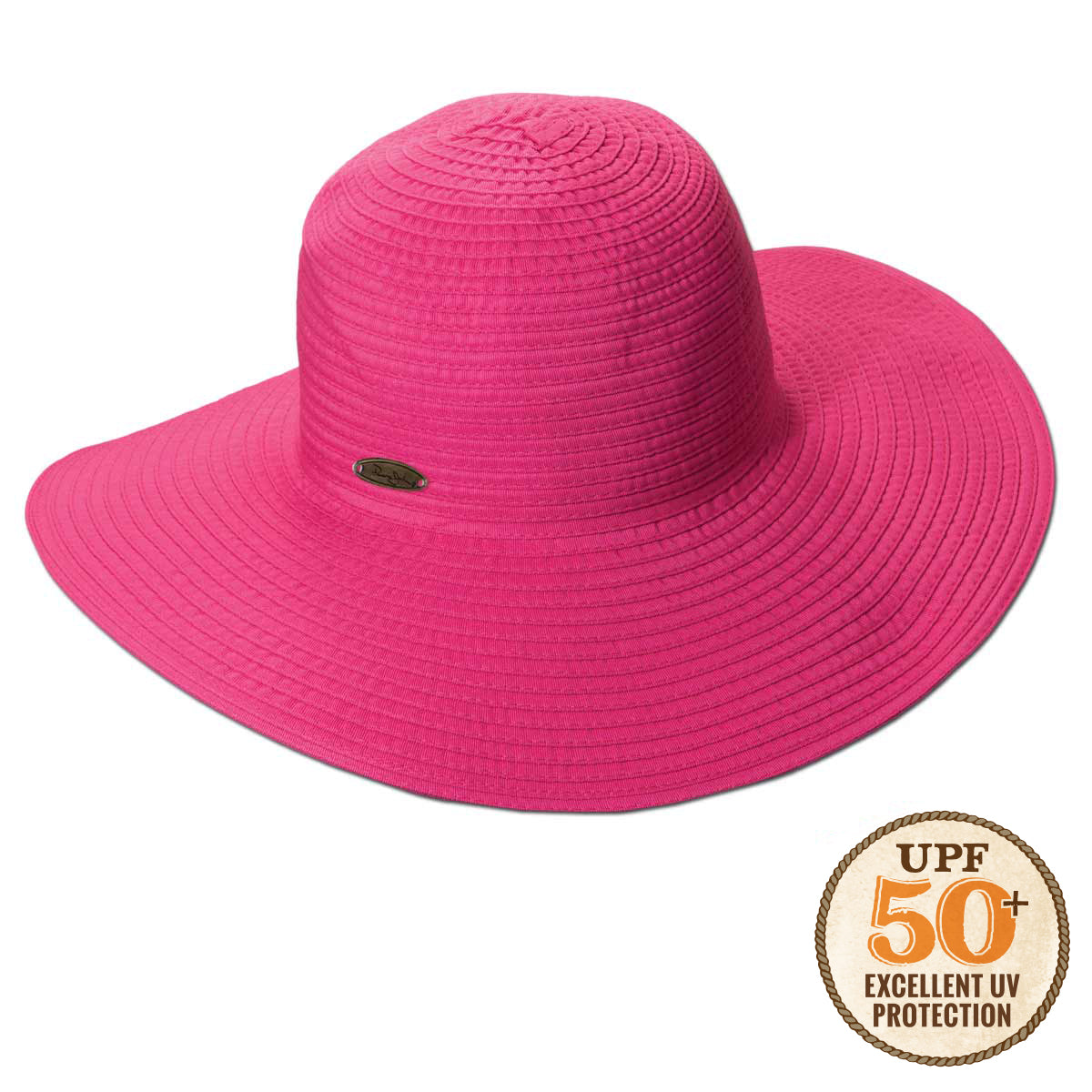 Ribbon Round Crown Sun Hat