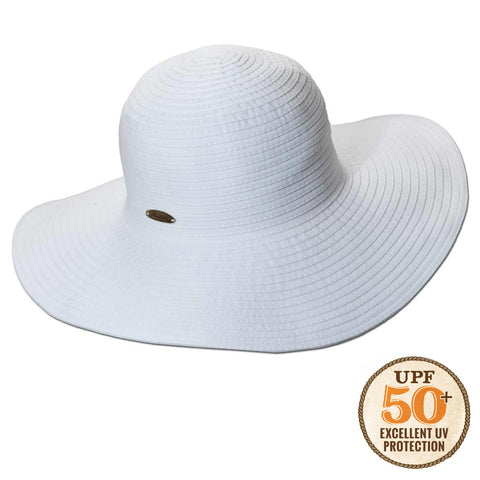 Ribbon Round Crown Sun Hat