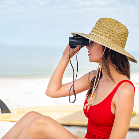 Multi-Color Palm Underbrim Lifeguard Sun Hat