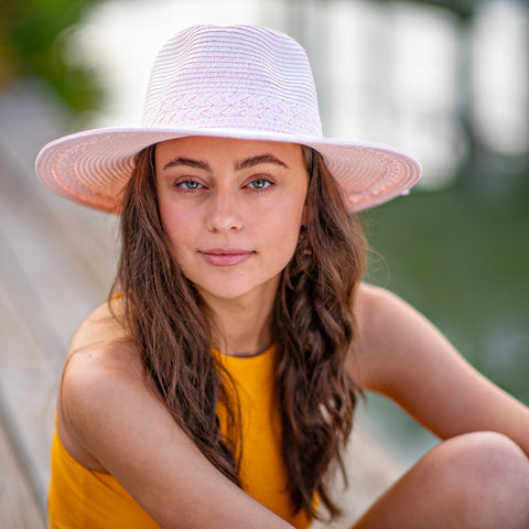 Paper Braid Straw Western Sun Hat