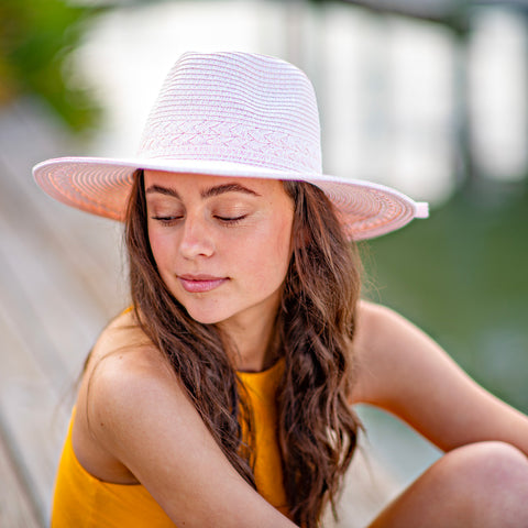 Paper Braid Straw Western Sun Hat