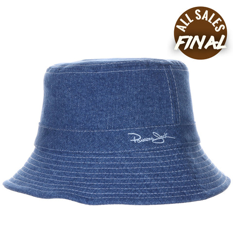 Denim Bucket Sun Hat - All Sales Final