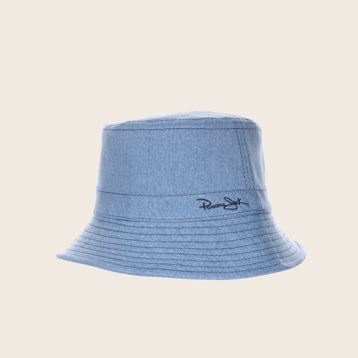 Denim Bucket Sun Hat - All Sales Final