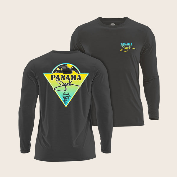 sunset ロンT 傑　ブラック On Point Long Sleeve Beach T-Shirt – Panama Jack®