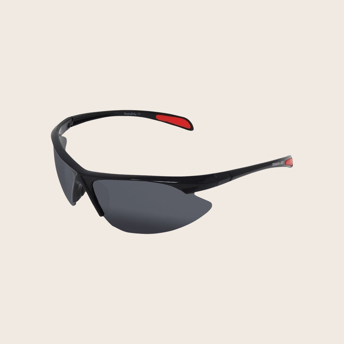 Semi-Rimless Sport Wrap Sunglasses