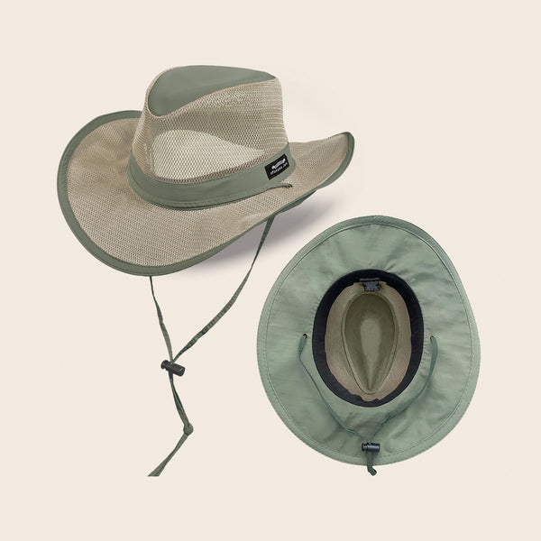 Seven Seas Mesh Safari UPF 50+ Packable Sun Hat – Panama Jack®