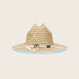 Kids Flamingo Underbrim Straw Lifeguard Sun Protection Hat
