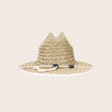 Kids Flamingo Underbrim Straw Lifeguard Sun Protection Hat