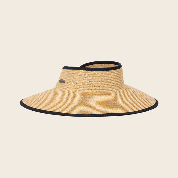 Marina Straw Roll-Up Visor – Panama Jack®