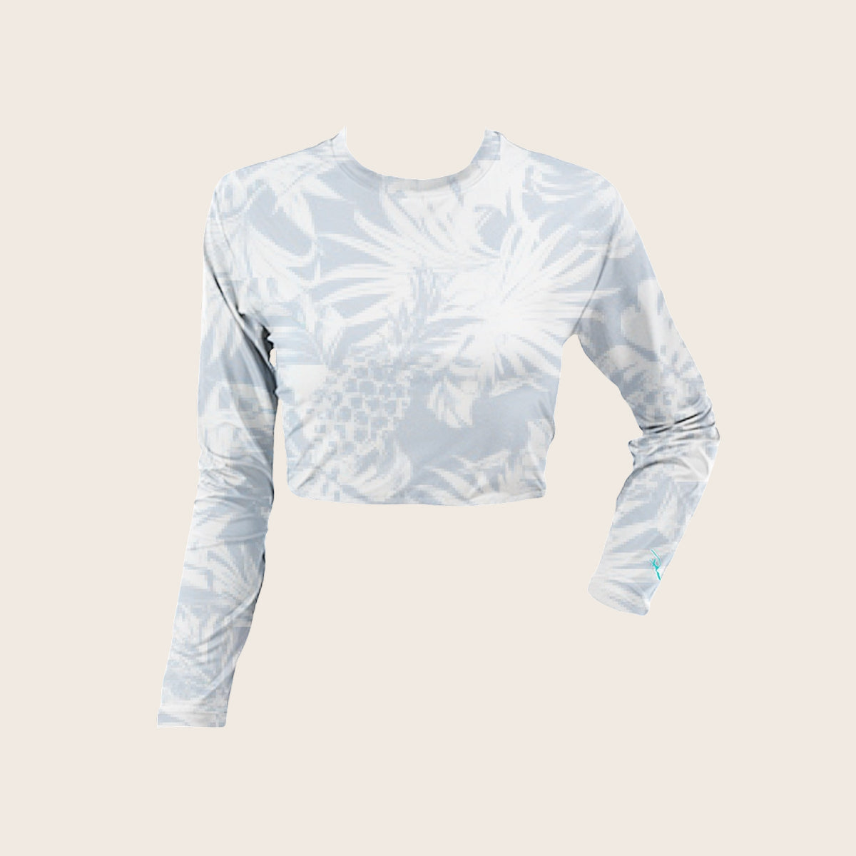 Women's Cropped Long-Sleeve Performance Fit UPF 35+ Rashguard