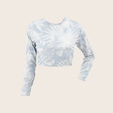 Women's Cropped Long-Sleeve Performance Fit UPF 35+ Rashguard