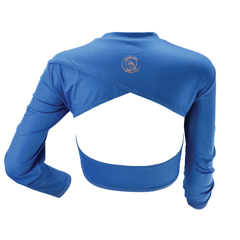 Women's Cropped Long-Sleeve Performance Fit UPF 35+ Rashguard