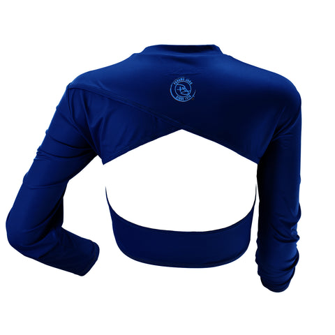 Women's Cropped Long-Sleeve Performance Fit UPF 35+ Rashguard