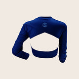 Women's Cropped Long-Sleeve Performance Fit UPF 35+ Rashguard