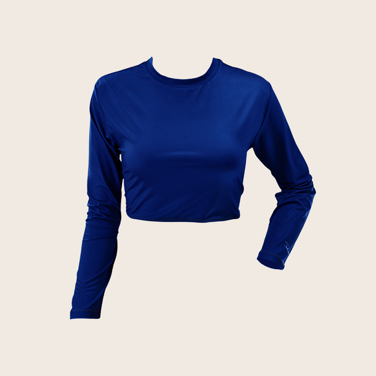 Women's Cropped Long-Sleeve Performance Fit UPF 35+ Rashguard