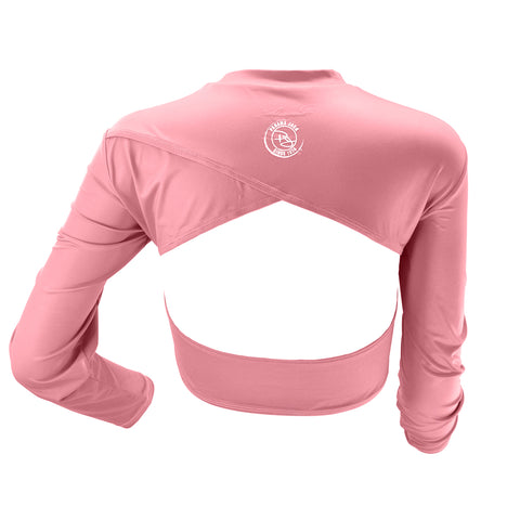 Women's Cropped Long-Sleeve Performance Fit UPF 35+ Rashguard