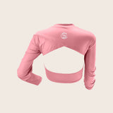 Women's Cropped Long-Sleeve Performance Fit UPF 35+ Rashguard