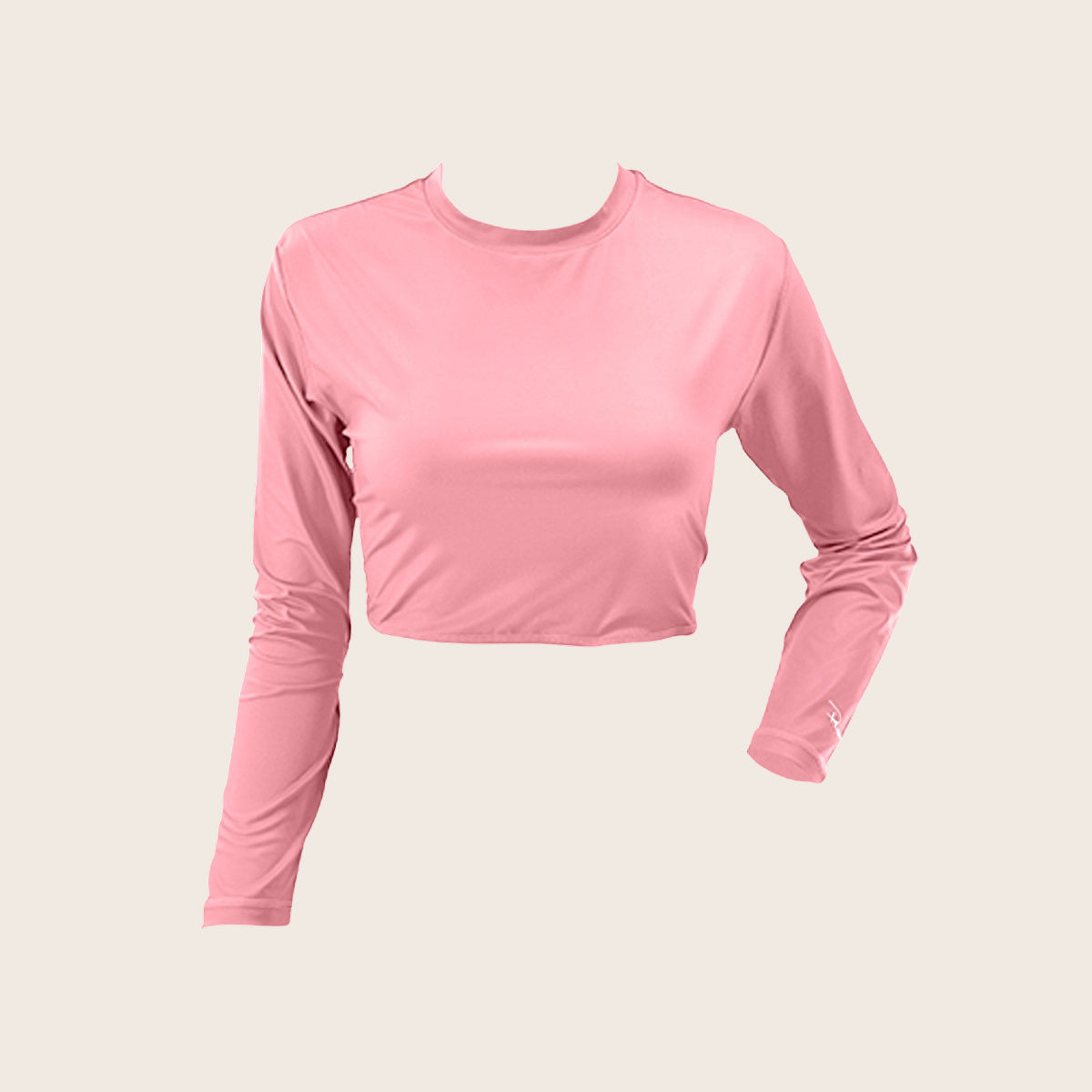 Women's Cropped Long-Sleeve Performance Fit UPF 35+ Rashguard