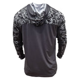 Mesh Vented Men's Hooded Long-Sleeve UPF 35+ Performance Shirt