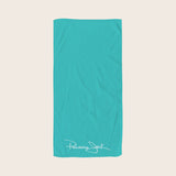 Embroidered Signature Velour Beach Towel