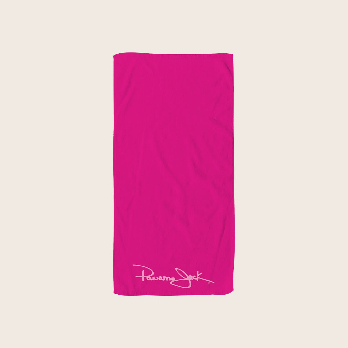 Embroidered Signature Velour Beach Towel