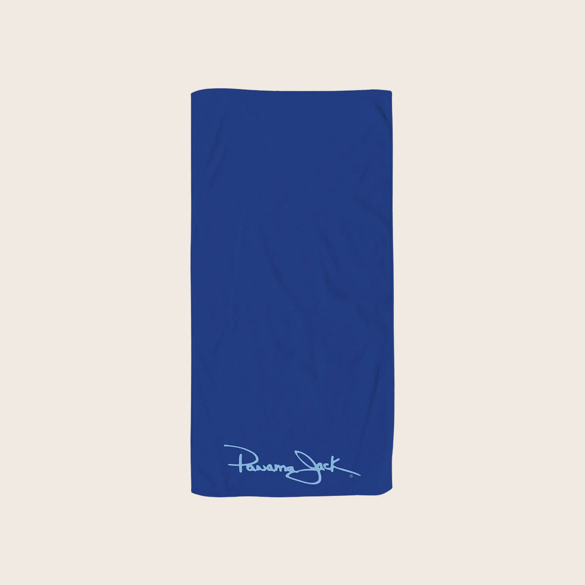 Embroidered Signature Velour Beach Towel