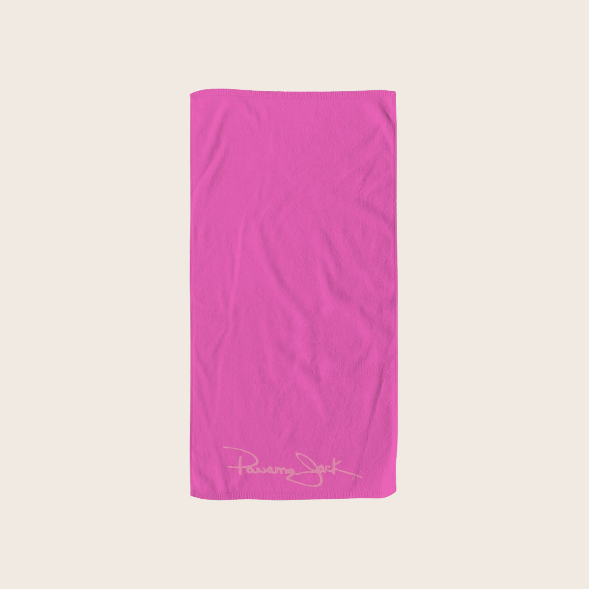 Embroidered Signature Velour Beach Towel