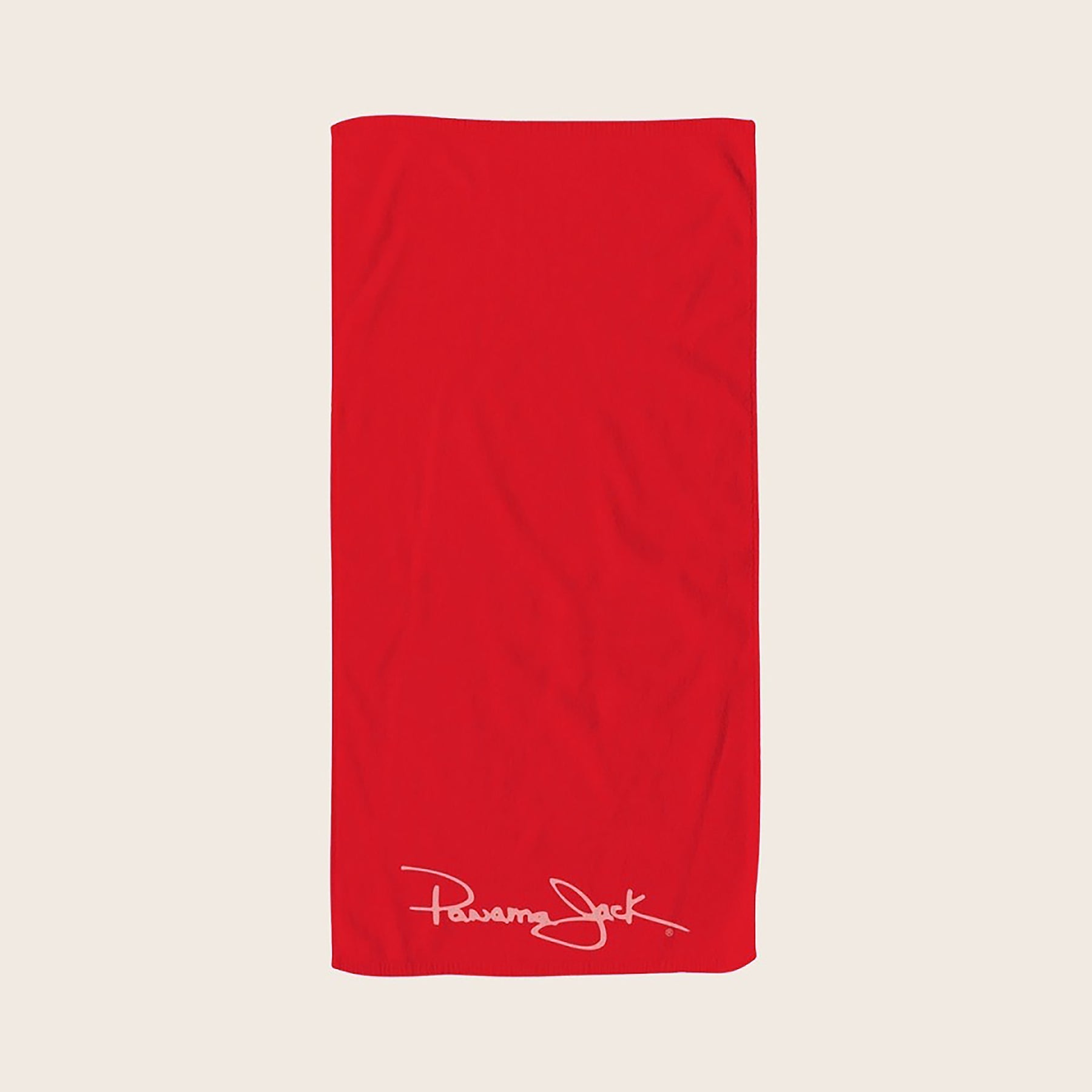 Embroidered Signature Velour Beach Towel