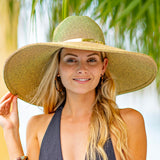 Premium Metallic Gold Paper Braid Straw Hat - All Sales Final