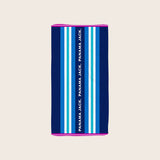Sport Stripe Logo Beach Towel