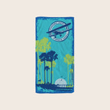 Blue Sunrise Plane Beach Towel
