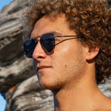 Premium Polarized Metal Square Sunglasses