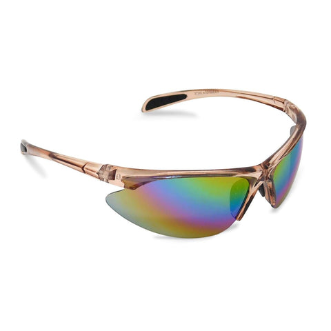 Semi-Rimless Sport Wrap Sunglasses