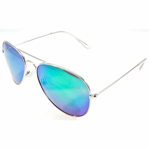 Silver Aviator Sunglasses