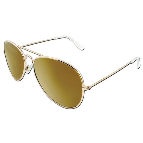 Flat Lens Aviator Sunglasses