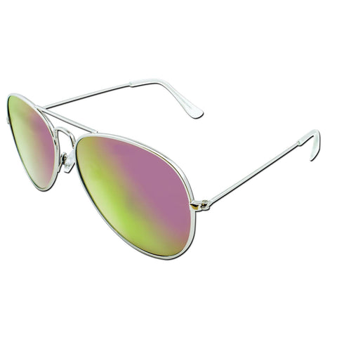 Flat Lens Aviator Sunglasses