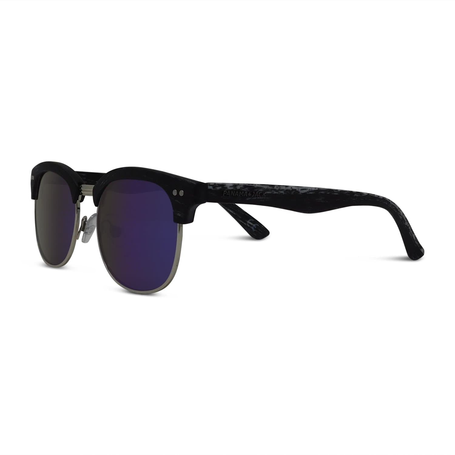 Classic Faux Wood Grain Club Sunglasses