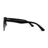 Classic Faux Wood Grain Club Sunglasses