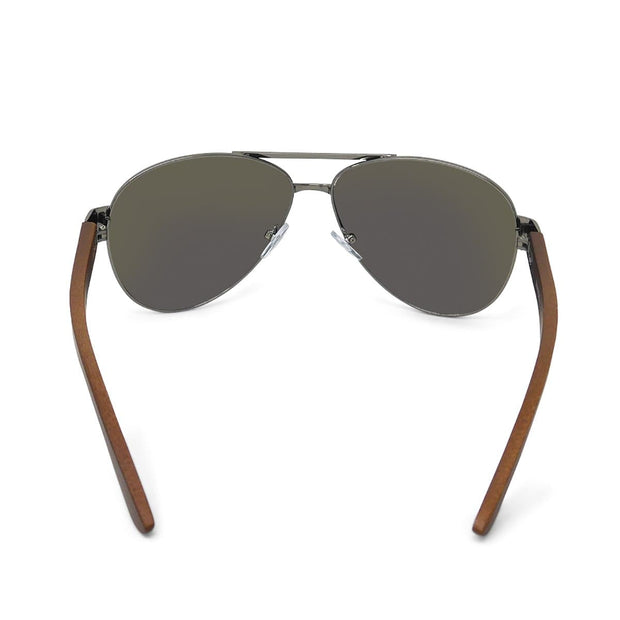 Panama Jack Premium Polarized Aviator Mirror Sunglasses