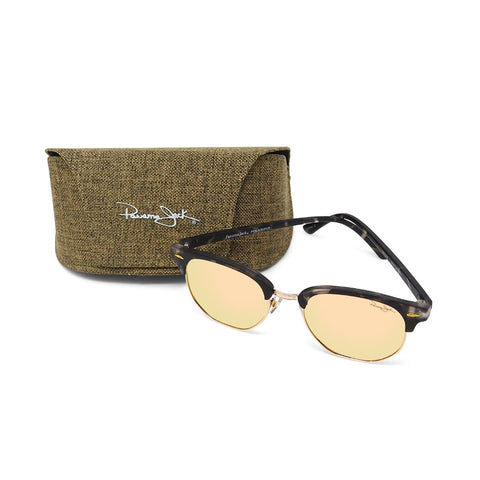 Premium Polarized Gold Mirror Club Sunglasses